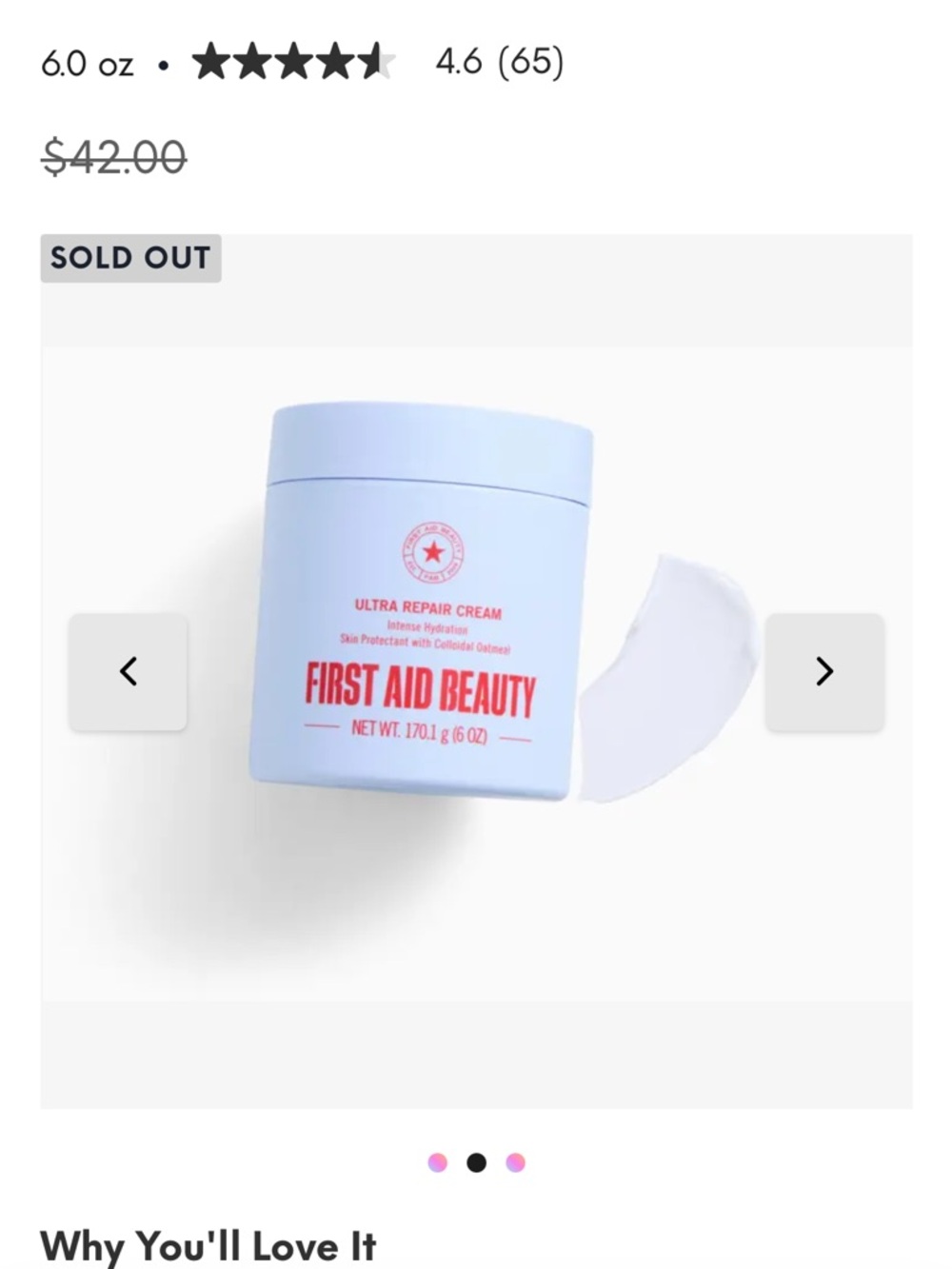 First Aid Beauty Ultra Repair Cream